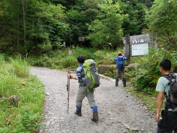 南沢コースから行者小屋へ